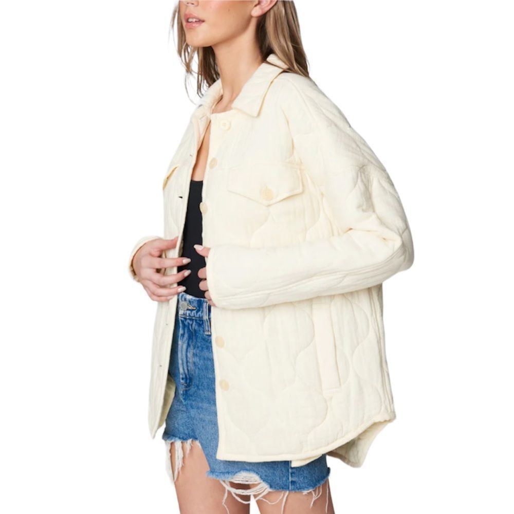 BLANK NYC EASY GOIN' QUILTED SHACKET size M